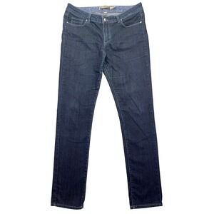 Paige Skyline Skinny Jeans‎ Dark Wash Premium Denim Women's Sz 31 Fits 32.5"